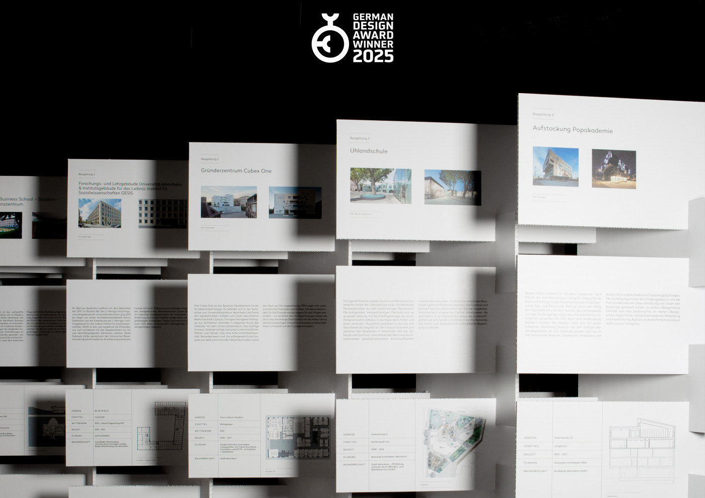 Ausstellung Mannheim und seine Bauten 2008-2023
